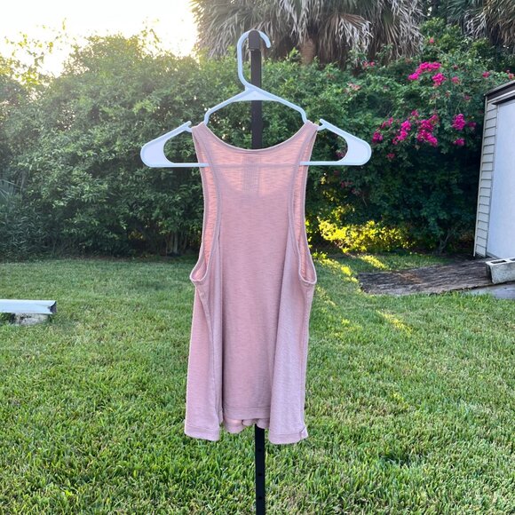 Free People Light Brown Ribbed Tank Top Size XS - Picture 2 of 7